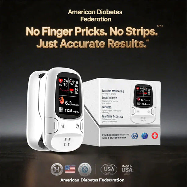 🔥Last Day 60% OFF🏆Develops Newly Launched Non-Invasive Smart Glucose Meter 🔥made in the USA🔥