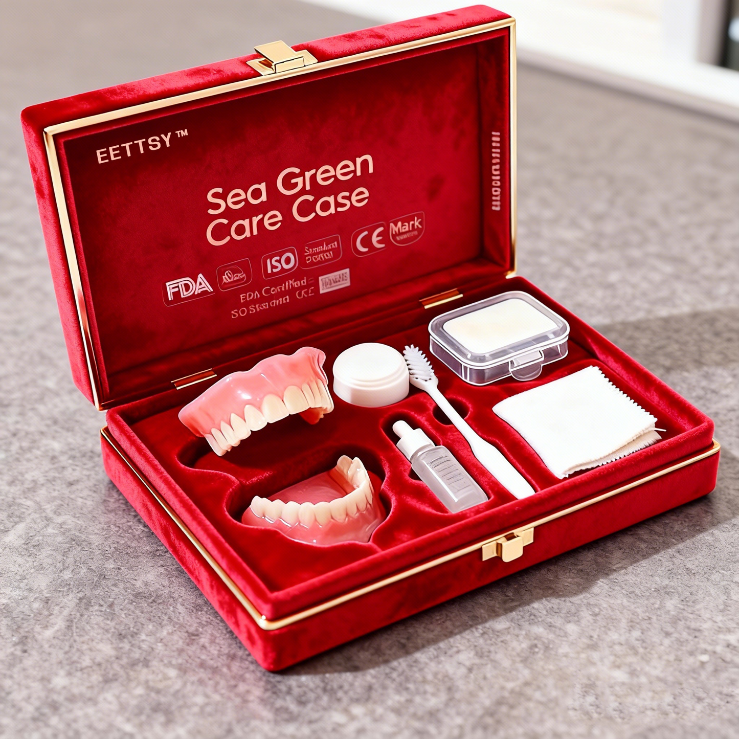 Ends Today: 58% OFF! ⏰58% OFF! EETTSY™ Medical Full Denture with Strong Suctiond Custom-Fit Full Functional Dentures🦷Obtain American Dental Association (ADA) Certification