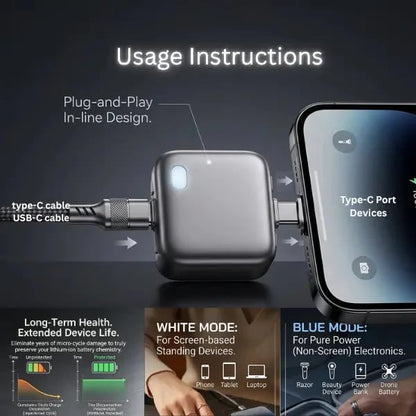 🏆50K+ SOLD!🔥2026 Fast 140W Charger with AI Smart Auto Power-off