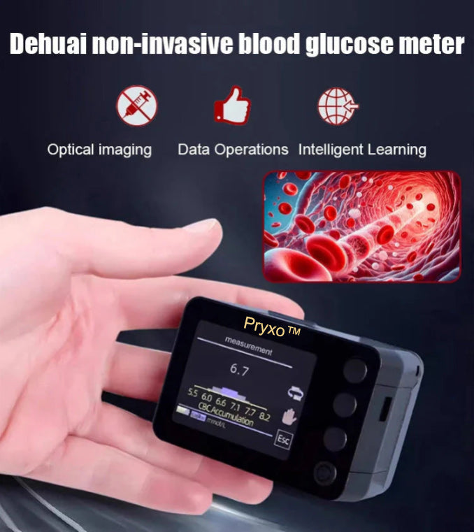 Pryxo™ Non-Invasive Blood Glucose Monitor | High-Precision 99.9% Accuracy | TGA Certified
