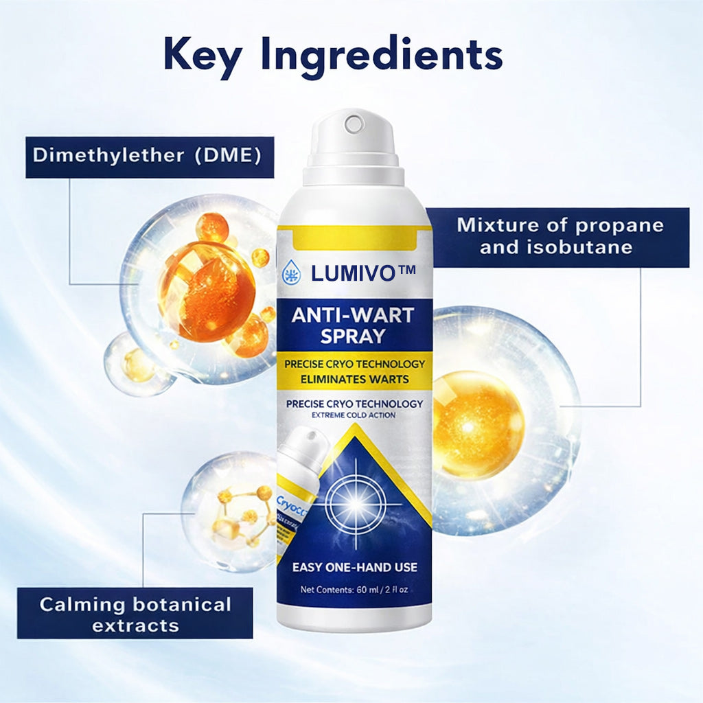 LUMIVO™ CryoCure Spray | At-home cryotherapy for common warts