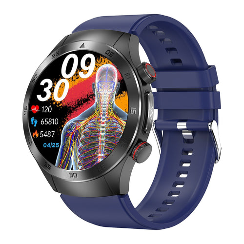 Aouhra® HealthWave Max - Best Medical Diagnosis Smart Watch, Blood Lipids Uric Acid Blood Glucose watch, ECG+PPG Fitness Tracker