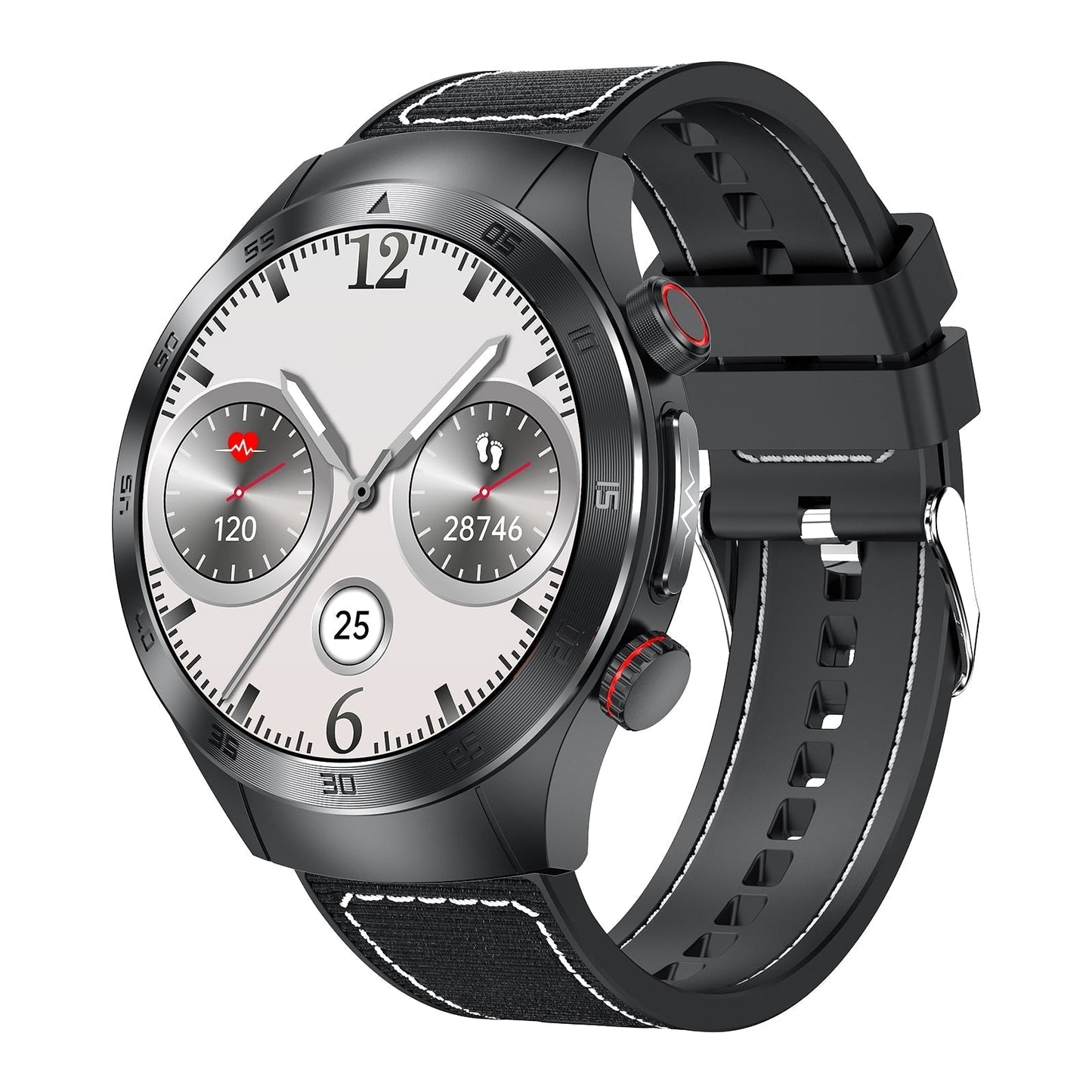 Aouhra® HealthWave Max - Best Medical Diagnosis Smart Watch, Blood Lipids Uric Acid Blood Glucose watch, ECG+PPG Fitness Tracker