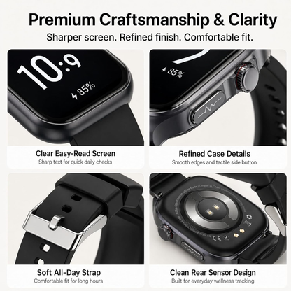 🔥 Order Today: Free Replacement Watch Strap ！Pryxo™ Standalone 4G Smart Watch with Automatic Fall Detection + GPS Location + Health Monitoring