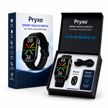 🔥 Order Today: Free Replacement Watch Strap ！Pryxo™ Standalone 4G Smart Watch with Automatic Fall Detection + GPS Location + Health Monitoring